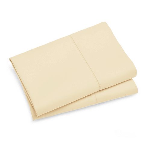 1000TC Premium Ultra Soft Standrad size Pillowcases 2-Pack - Yellow Cream V493-SP-09