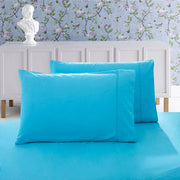 1000TC Premium Ultra Soft Standrad size Pillowcases 2-Pack - Light Blue V493-SP-10