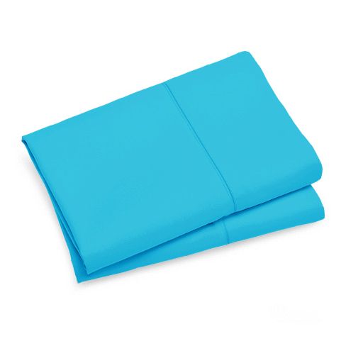 1000TC Premium Ultra Soft Standrad size Pillowcases 2-Pack - Light Blue V493-SP-10