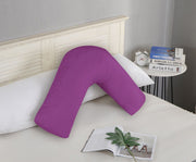 1000TC Premium Ultra Soft V SHAPE Pillowcase - Purple V493-VP-02
