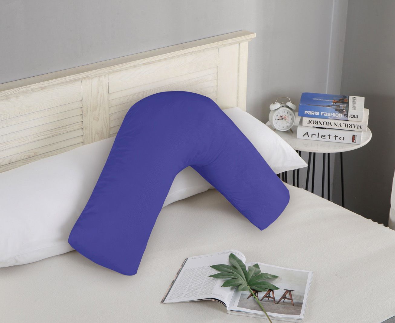 1000TC Premium Ultra Soft V SHAPE Pillowcase - Royal Blue V493-VP-03