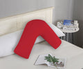 1000TC Premium Ultra Soft V SHAPE Pillowcase - Red V493-VP-04