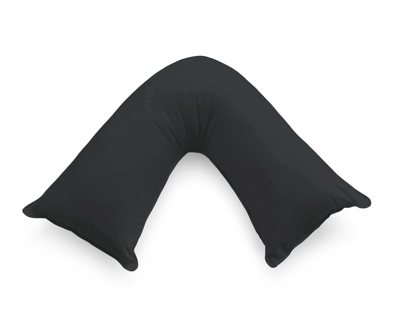 1000TC Premium Ultra Soft V SHAPE Pillowcase - Black V493-VP-05