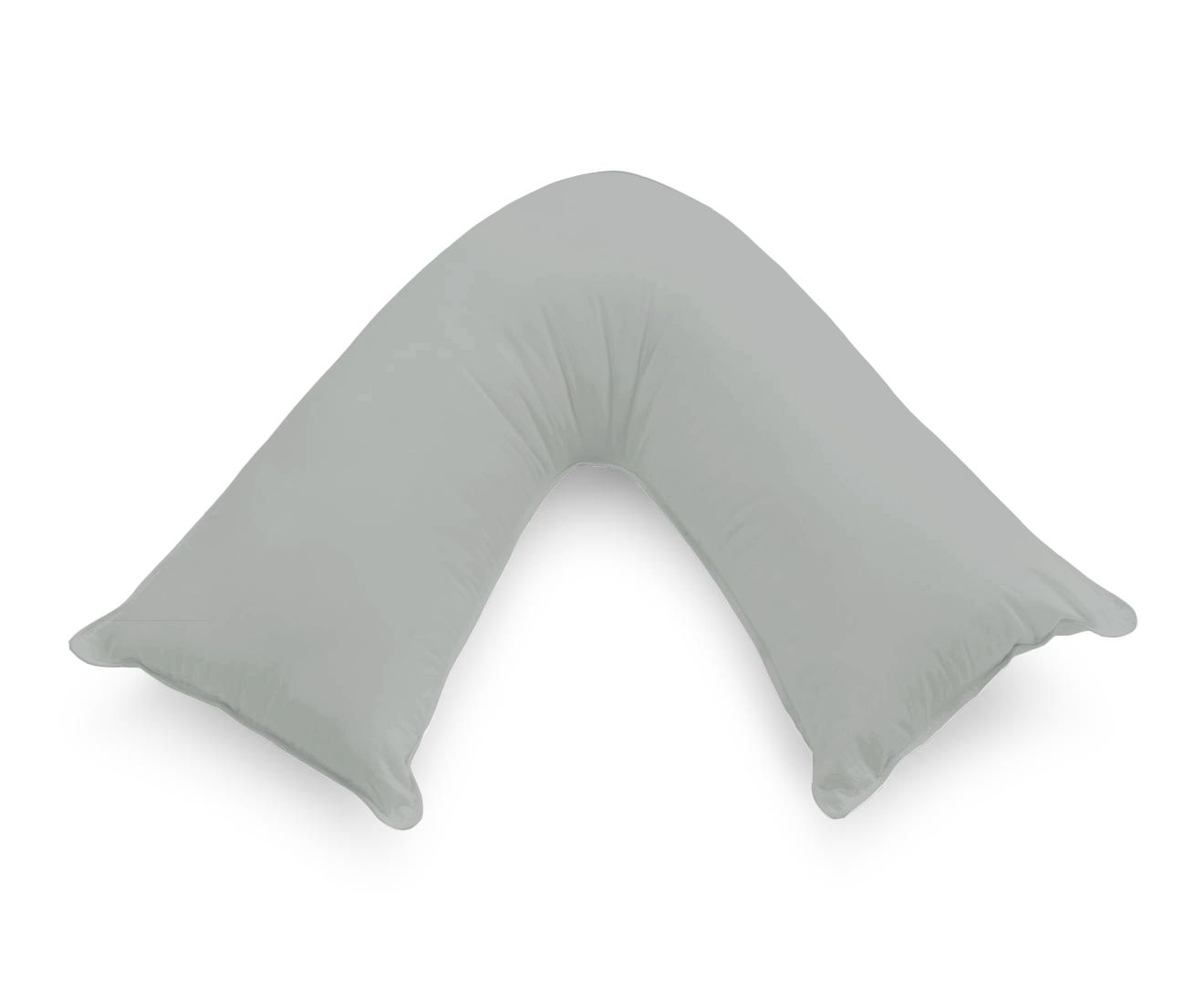 1000TC Premium Ultra Soft V SHAPE Pillowcase - Grey V493-VP-06