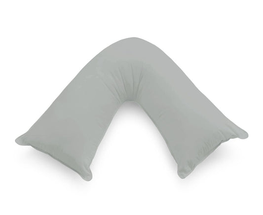 1000TC Premium Ultra Soft V SHAPE Pillowcase - Grey V493-VP-06