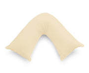 1000TC Premium Ultra Soft V SHAPE Pillowcase - Yellow Cream V493-VP-09