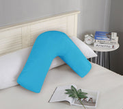 1000TC Premium Ultra Soft V SHAPE Pillowcase - Light Blue V493-VP-10