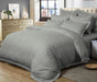 1000TC Ultra Soft Striped Queen Size Grey Duvet Quilt Cover Set V493-YQ-06
