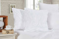 Diamond Pintuck Premium Ultra Soft Cushion Covers 2-Pack - White V493-ZCC-1