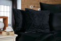 Diamond Pintuck Premium Ultra Soft Cushion Covers 2-Pack - Black V493-ZCC-5