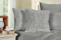 Diamond Pintuck Premium Ultra Soft Cushion Covers 2-Pack - Grey V493-ZCC-6