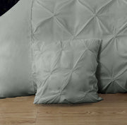 Diamond Pintuck Premium Ultra Soft Cushion Covers 2-Pack - Grey V493-ZCC-6