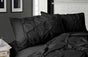 Diamond Pintuck Premium Ultra Soft Standrad size Pillowcases 2-Pack - Black V493-ZSP-05
