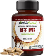 Organic Beef Liver Capsules V497-BEEF-LIVER-CAPS-120
