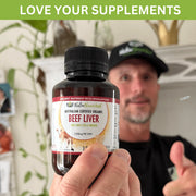 Organic Beef Liver Capsules V497-BEEF-LIVER-CAPS-120