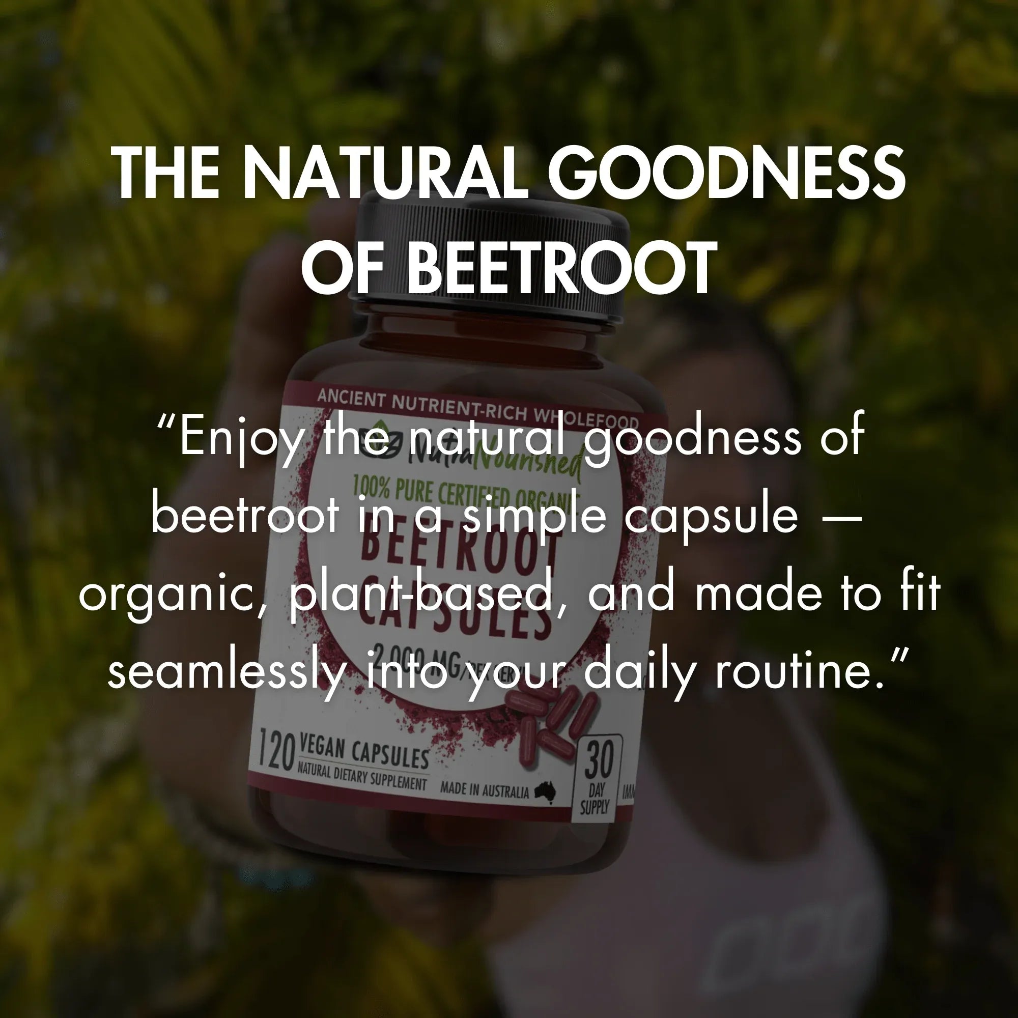 Organic Beetroot Capsules V497-BEETROOT-CAPS-120