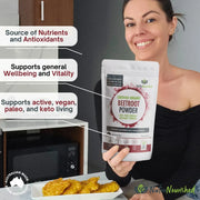 Organic Beetroot Powder V497-BEETROOT-POWDER-120G