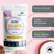 Collagen Beauty Formula Unflavoured - 225g V497-COLLAGEN-BEAUTY-225