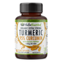 Curcumin Tablets - 95% Pure Organic Vegan - Turmeric Extract Buffered with Black Pepper (1,350mg) - 90 Vegan V497-CURCUMIN-CAPS-90-FBM