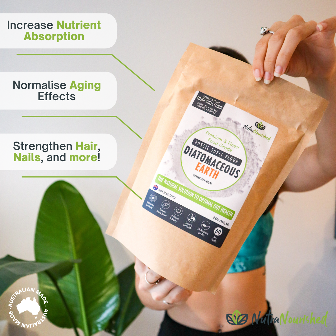 Fossil Shell Flour Powder - Food Grade Diatomaceous Earth - 250g V497-FOSSIL-SHELL-FLOUR-250