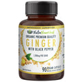 Ginger Capsules Organic Vegan - 90 Vegan Capsules V497-GINGER-CAPS-90