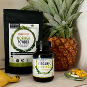 REFILL BAG - Organic Moringa Leaf Capsules - 180 Vegan Capsules V497-MORINGA-CAPS-180-REFILL