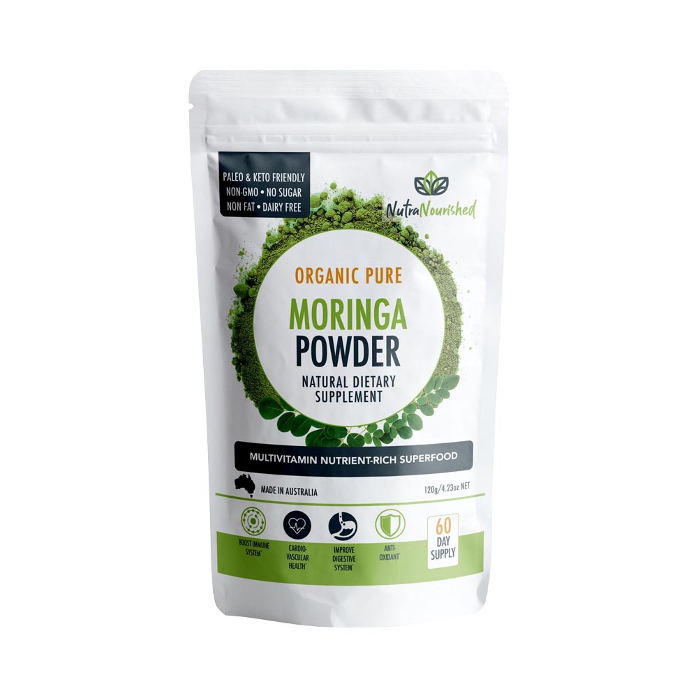 Organic Pure Moringa Leaf Powder 120g V497-MORINGA-POWDER-120