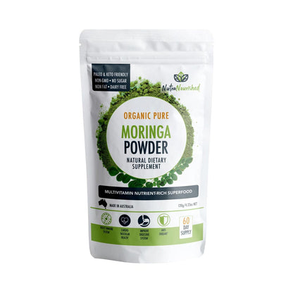 Organic Pure Moringa Leaf Powder 120g V497-MORINGA-POWDER-120