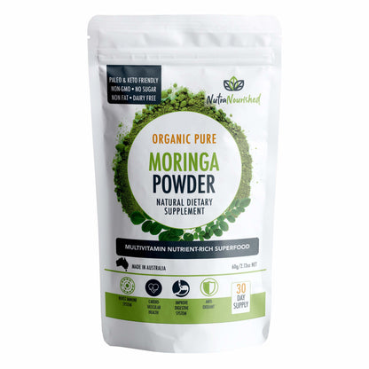 Organic Pure Moringa Leaf Powder 60g V497-MORINGA-POWDER-60