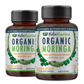 VALUE BUNDLE: Organic Pure Moringa Leaf Capsules - Australian Grown - 2 x 60 Vegan Capsules (2 Months Supply) V497-MORINGA_CAPS_120