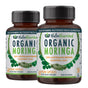 VALUE BUNDLE: Organic Pure Moringa Leaf Capsules - Australian Grown - 2 x 60 Vegan Capsules (2 Months Supply) V497-MORINGA_CAPS_120