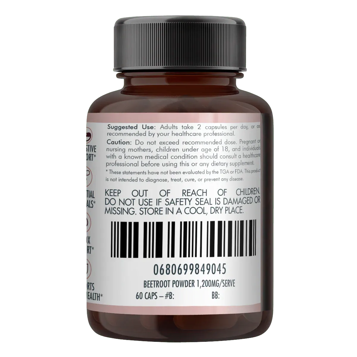 Zeolite Capsules V497-ZEOLITE-CAPS-60