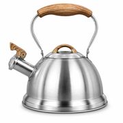 2.8L Whistling Kettle Stainless Steel Foldable Handle Camping Home Office Silver V498-2.8LKETTLESTEEL