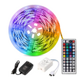 Waterproof 12V RGB 5M 3528 300 LED Strips Lights 44 Keys Controller V498-3528LIGHT