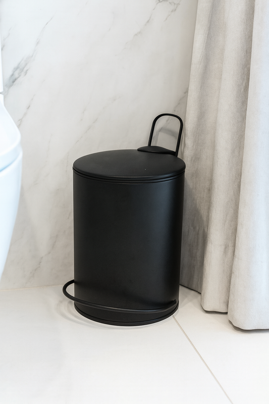 3L Soft Close Pedal Bin Black V498-3LBINBK