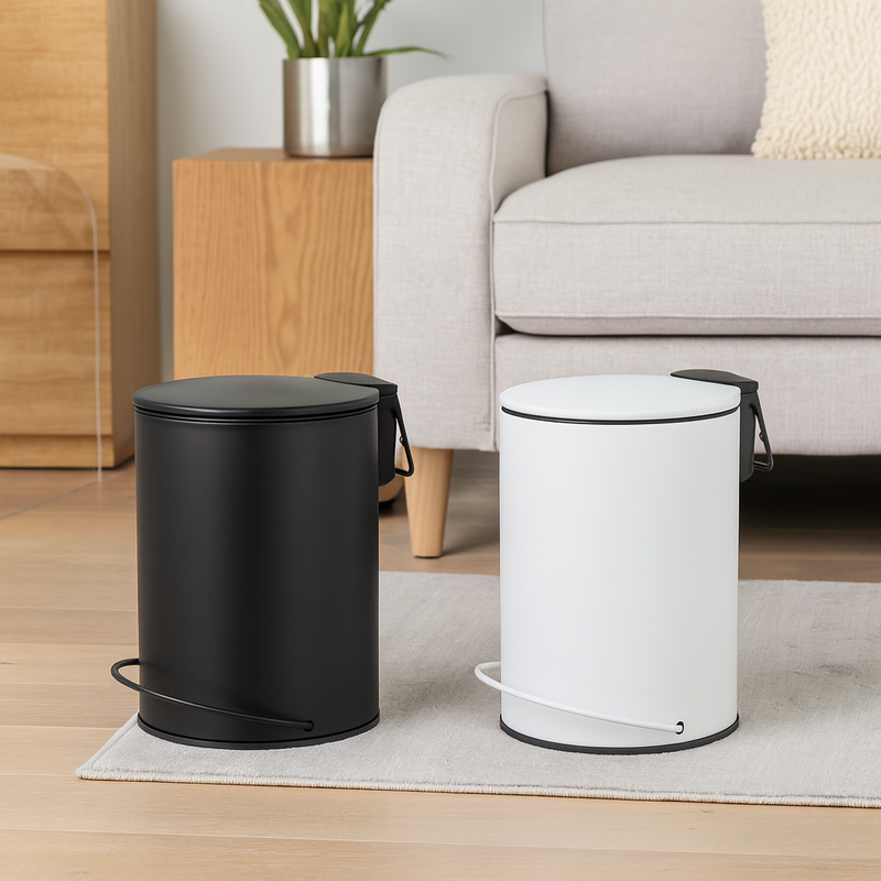 3L Soft Close Pedal Bin Black V498-3LBINBK