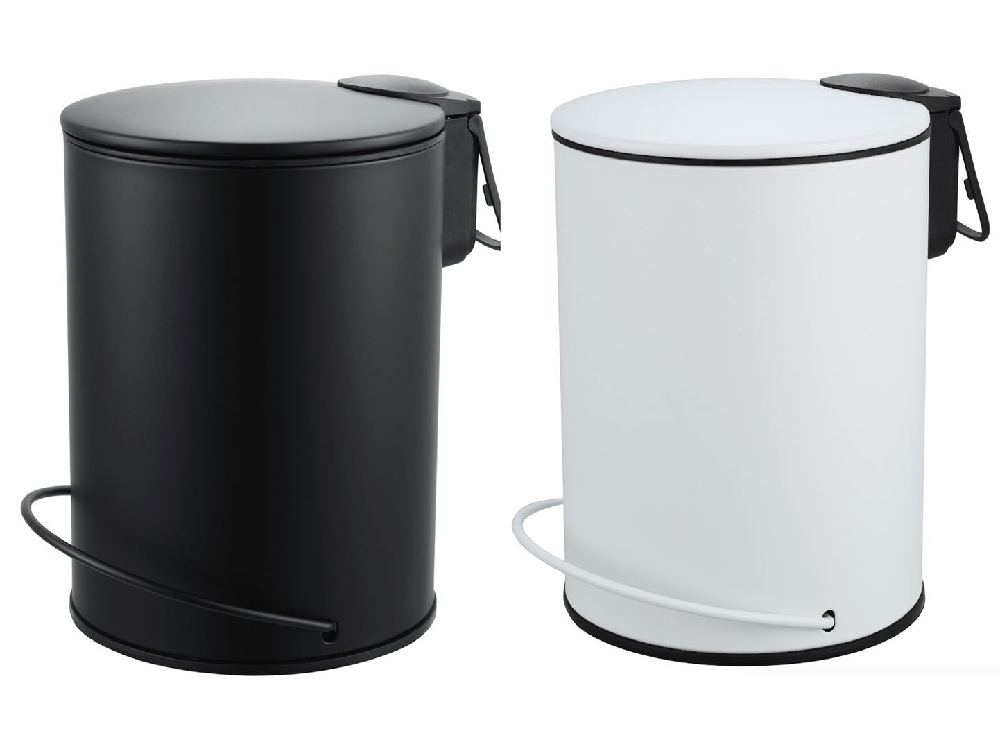 3L Soft Close Pedal Bin White V498-3LBINWH