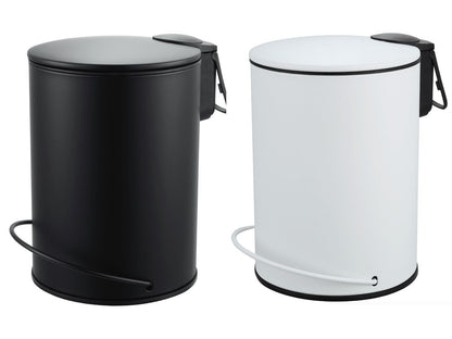 3L Soft Close Pedal Bin White V498-3LBINWH