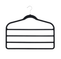 3pcs Velvet Clothes Hangers Grey V498-CLOTHHANGERGR