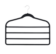 3pcs Velvet Clothes Hangers Grey V498-CLOTHHANGERGR