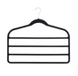 3pcs Velvet Clothes Hangers Grey V498-CLOTHHANGERGR
