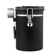 1.5L Storage Container with Spoon white V498-COFFEECONTAINERWH-M