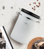 1.2L Storage Container with Spoon white V498-COFFEECONTAINERWH-S