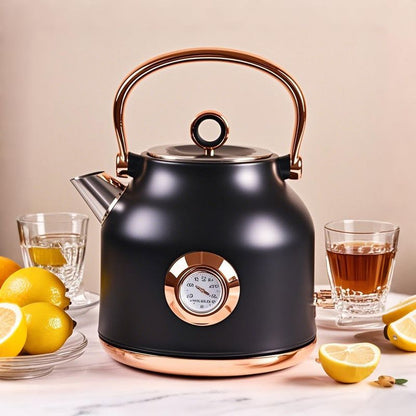 1.7L Electric Water Kettle Black V498-ELECTRICKETTLEBK