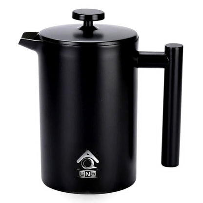 1000ml French Press Coffee Maker Coffee Container & Extra Filter Set V498-FRENCHPRESS1000BKSET