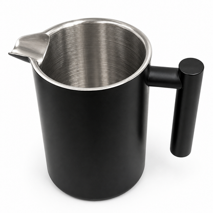 Black French Press Coffee Maker 350ml with Coffee Bean Can + Extra Filter Gift Set V498-FRENCHPRESS350SETBK
