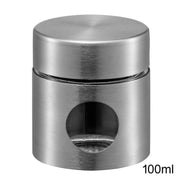 Silver French Press Coffee Maker 350ml with Coffee Bean Can + Extra Filter Gift Set