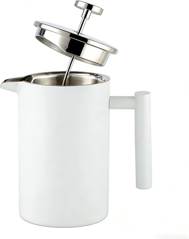 French Press Coffee Maker 350ml with Coffee Bean Can + Extra Filter Gift Set V498-FRENCHPRESS350SETWH