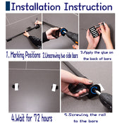 Nail-Free Hooks Hanger 40cm V498-HANGER40