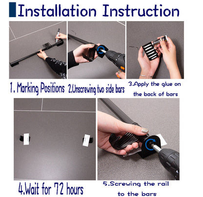 Nail-Free Hooks Hanger 40cm V498-HANGER40